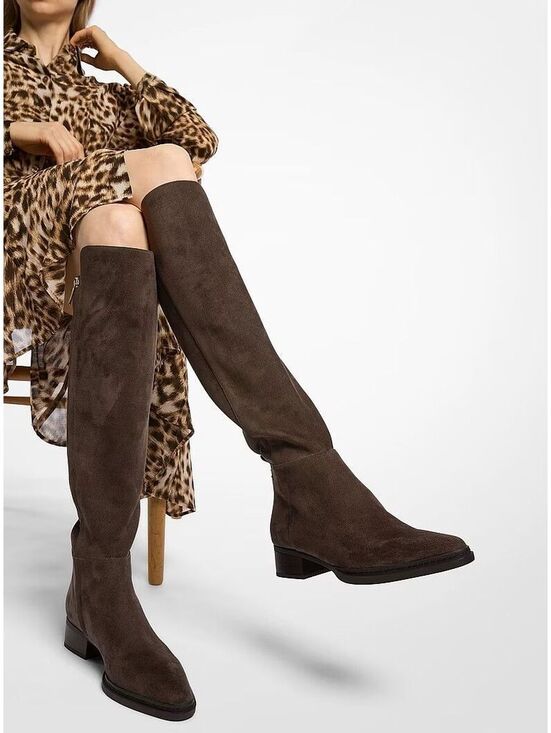 Michael Kors Shoes - Michael Kors Lex Riding Boots Chocolate 6 ($180)